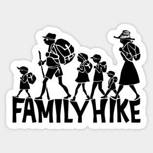 Family Hike Sticker